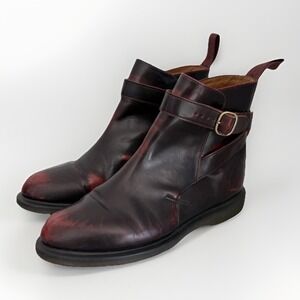Dr. Martens Teresa Jodphur Boot in  Red Ox Blood Women 8  Eu 39